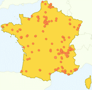 Repartition des villes