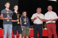Podium Promotion B et organisateurs